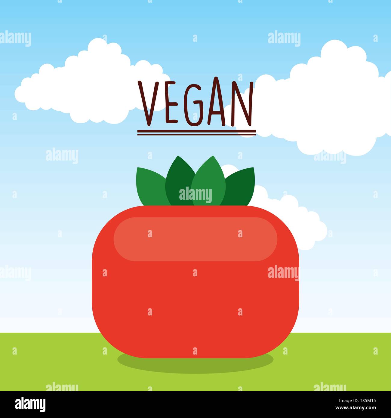 vegan food design Stock Vector Image & Art - Alamy