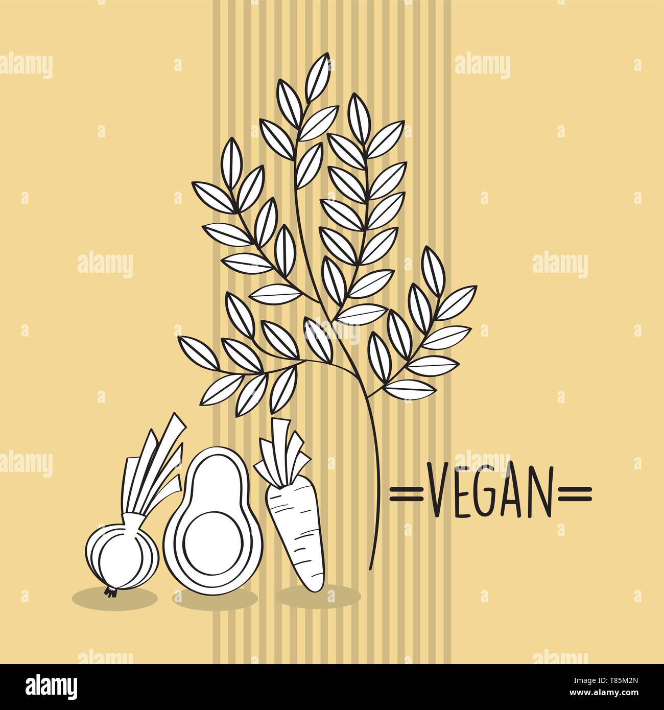 vegan food design Stock Vector Image & Art - Alamy