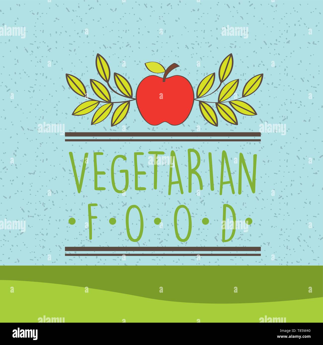 vegan food design Stock Vector Image & Art - Alamy
