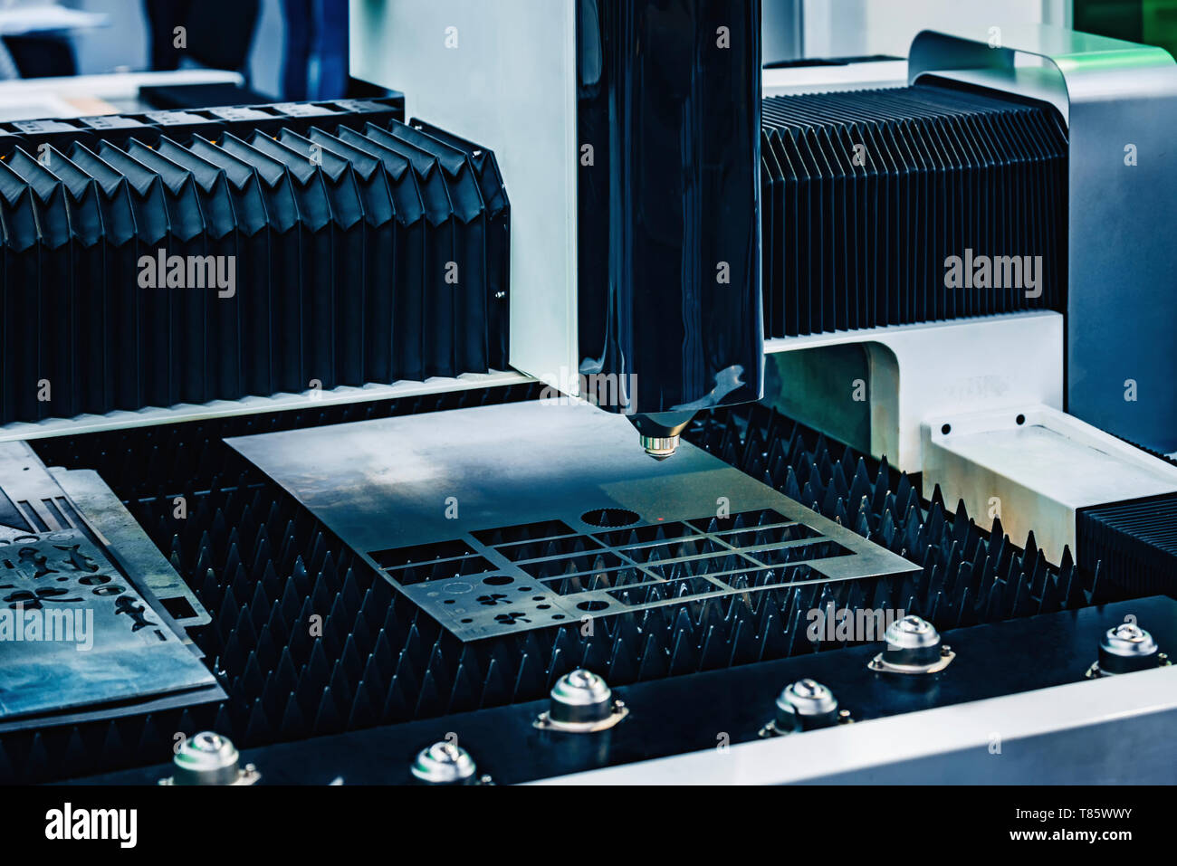 Cnc laser cutting metal hires stock photography and images Alamy