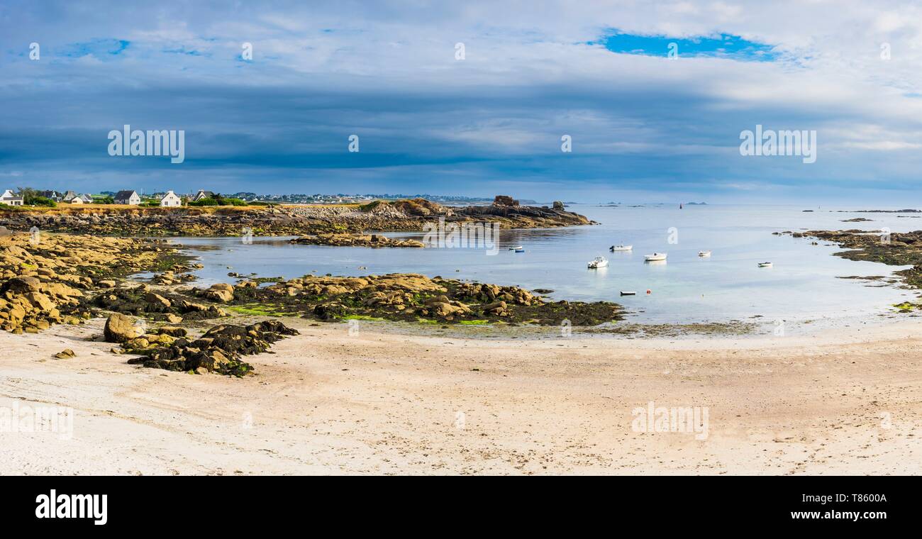 France, Finistere, Iroise Sea, Porspoder, surroundings of Melon island
