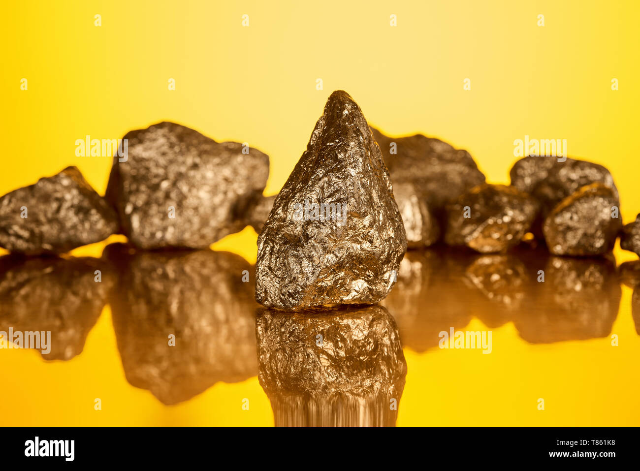 Gold Sparkly Rocks