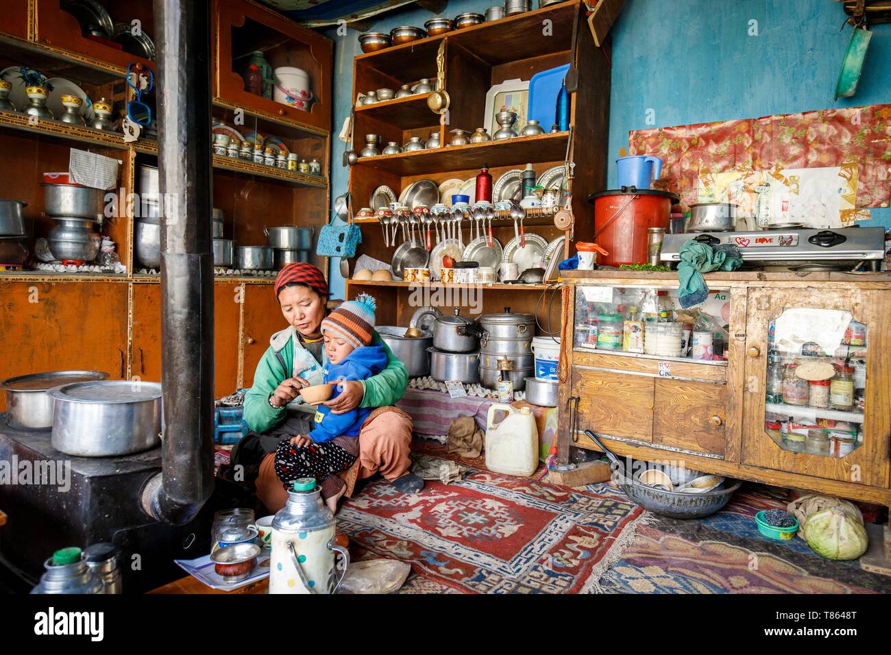 Ladakh village kitchen hi-res stock photography and images - Alamy