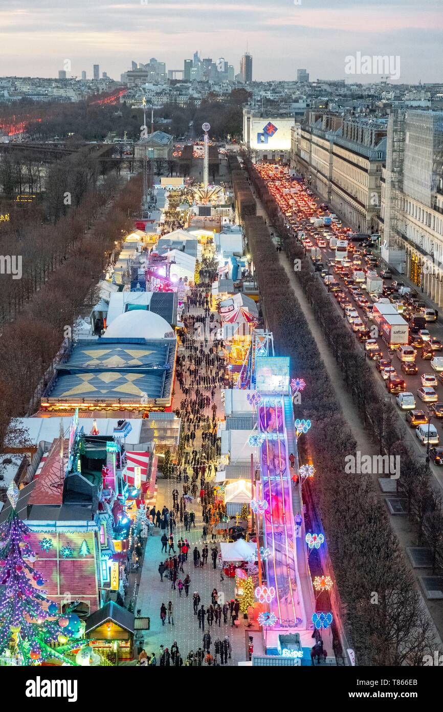 France, Paris, Tuileries Garden, the Christmas market Stock Photo - Alamy