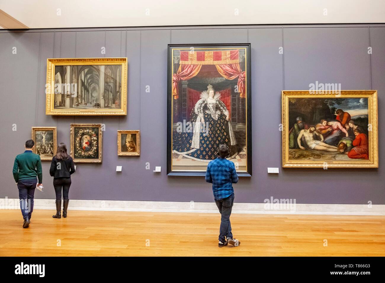 France Paris The Louvre Museum French Painting Stock Photo Alamy france-paris-the-louvre-museum-french-painting-stock-photo-alamy