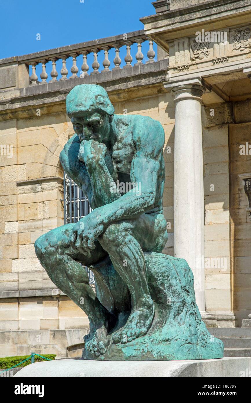 France, Hauts de Seine, Meudon, the Villa of Auguste Rodin's, The Thinker  Stock Photo - Alamy