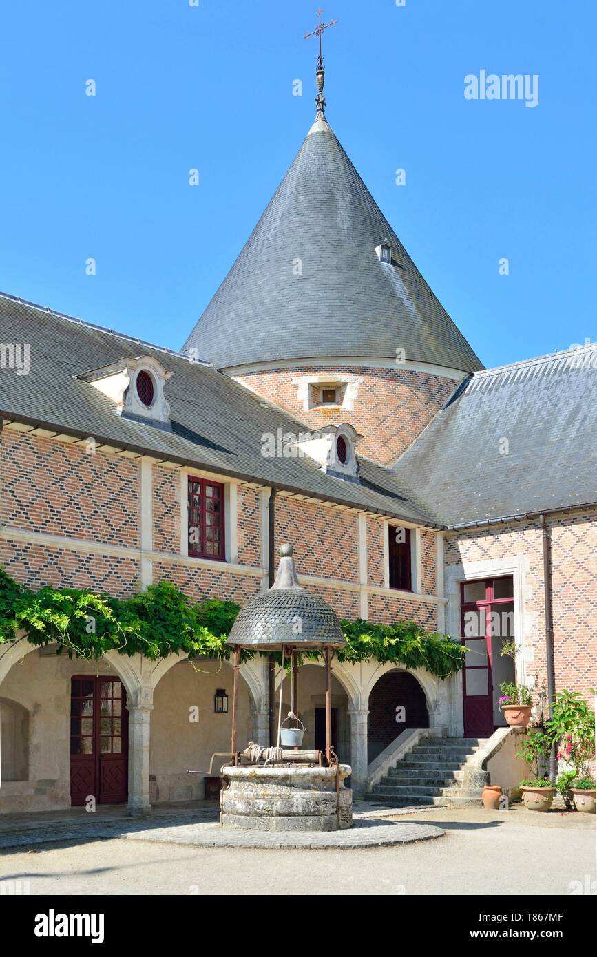 France, Loiret, Chilleurs aux Bois, castle of compulsory Chamerolles Stock Photo