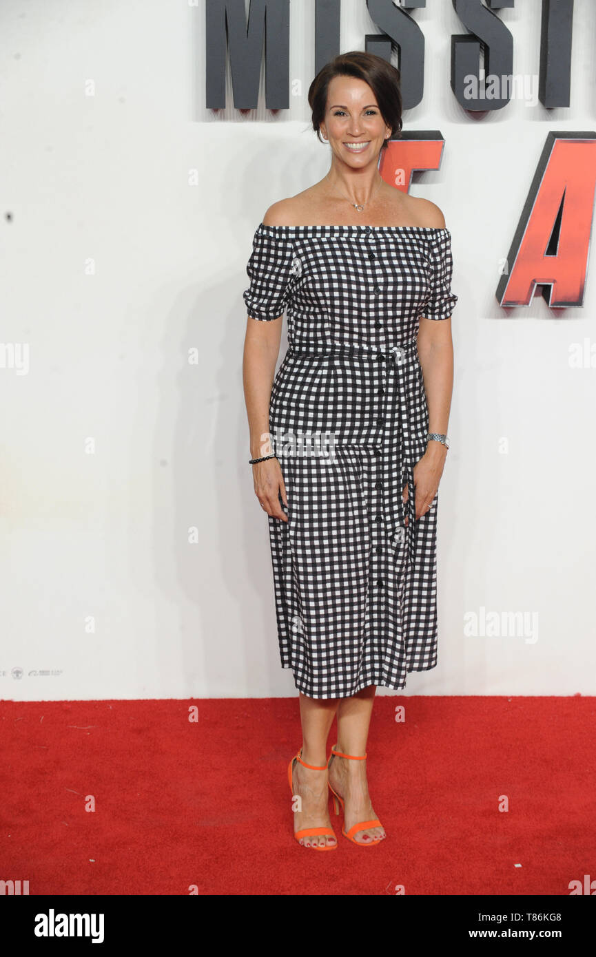 Andrea McLean at the Mission Impossible Fallout premiere, BFI Imax