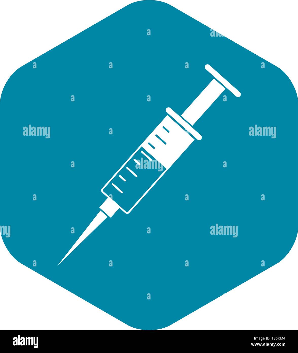 Syringe icon, simple style Stock Vector Image & Art - Alamy