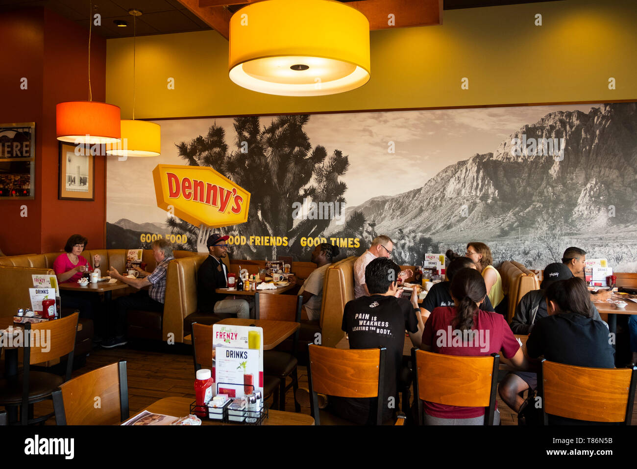 Las Vegas Nv October 10 Dennys Stock Photo 626090522