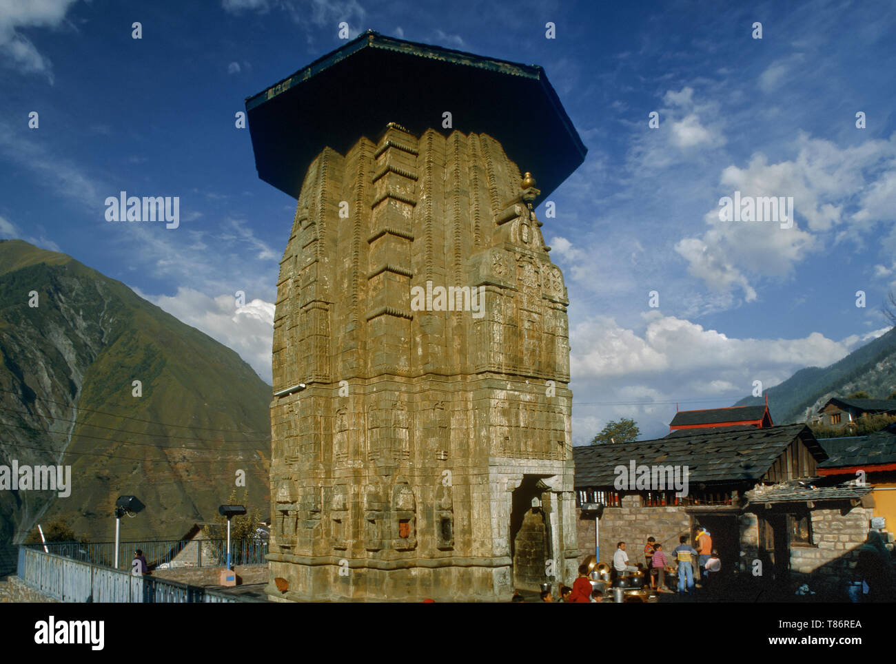 30-Oct-2003-Chaurasi Temple,Bharmour-Chamba district Himachal Pradesh INDIA Stock Photo