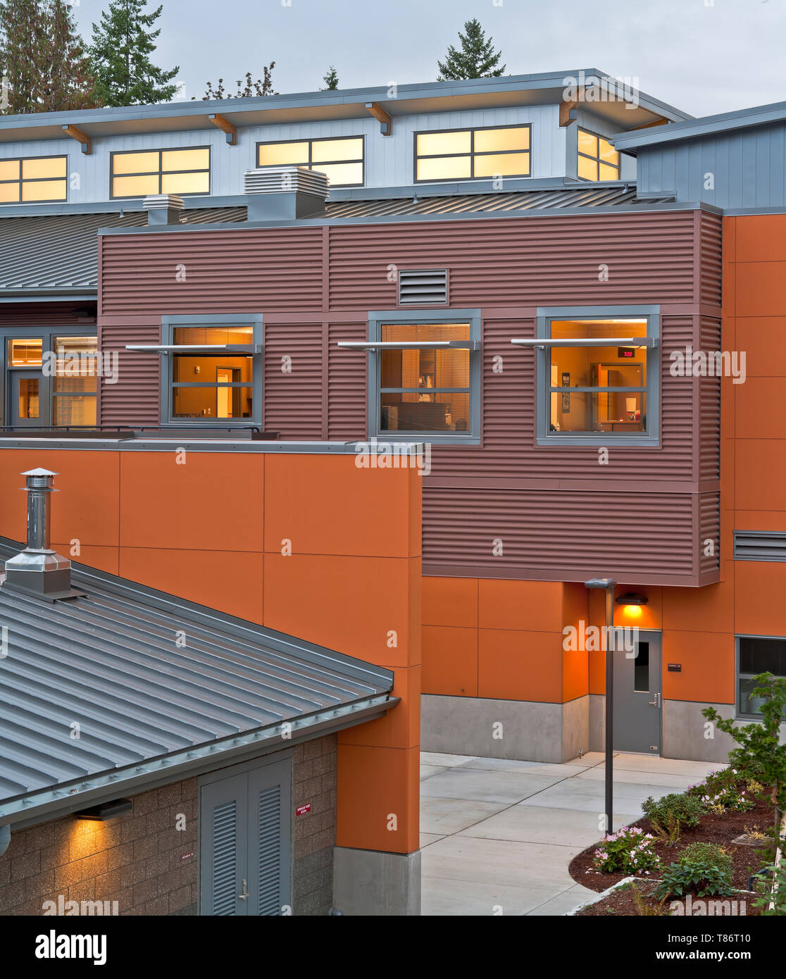 Contemporary School Design Stock Photo - Alamy