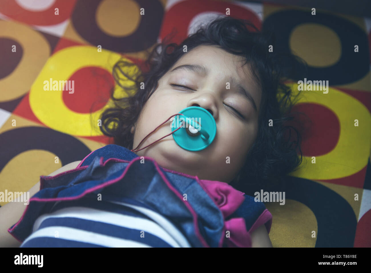 Indian girl sleeping bed hi-res stock photography and images - Alamy