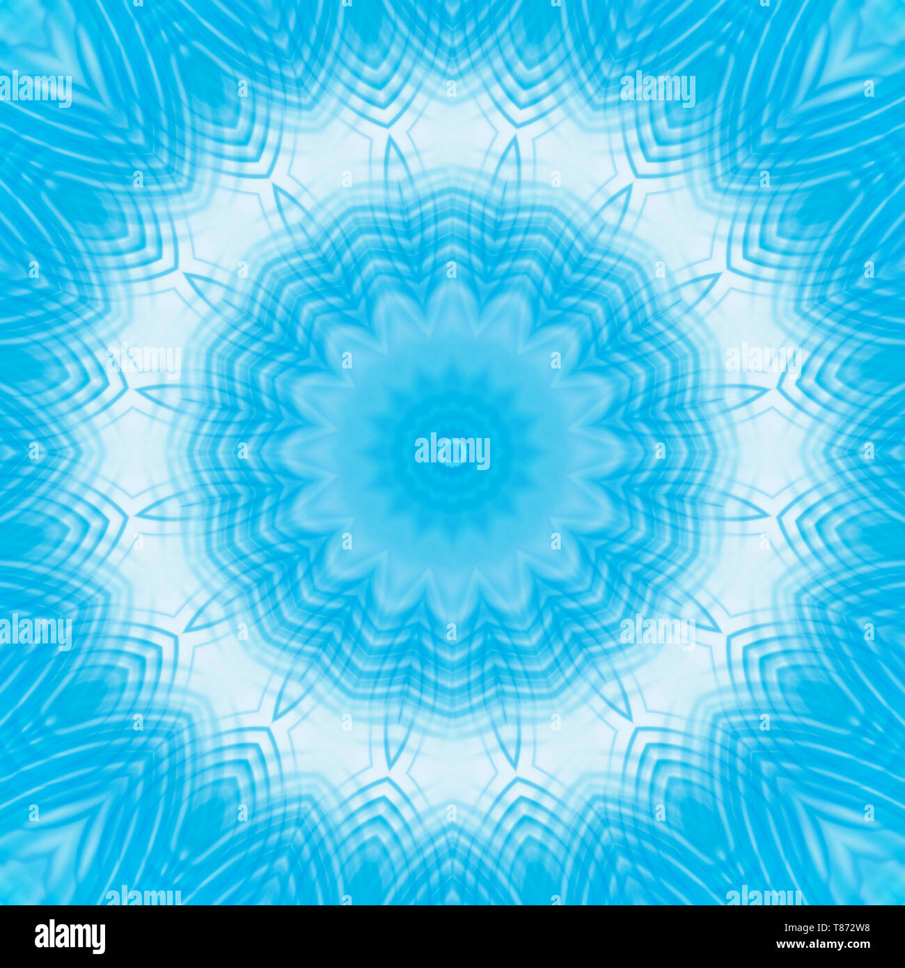 Background with blue abstract concentric pattern Stock Photo - Alamy