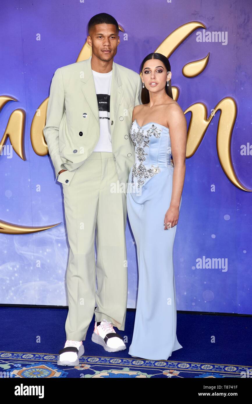 Jordan Spence, Naomi Scott. European Gala of Aladdin, Odeon Luxe, Leicester  Square, London Stock Photo - Alamy