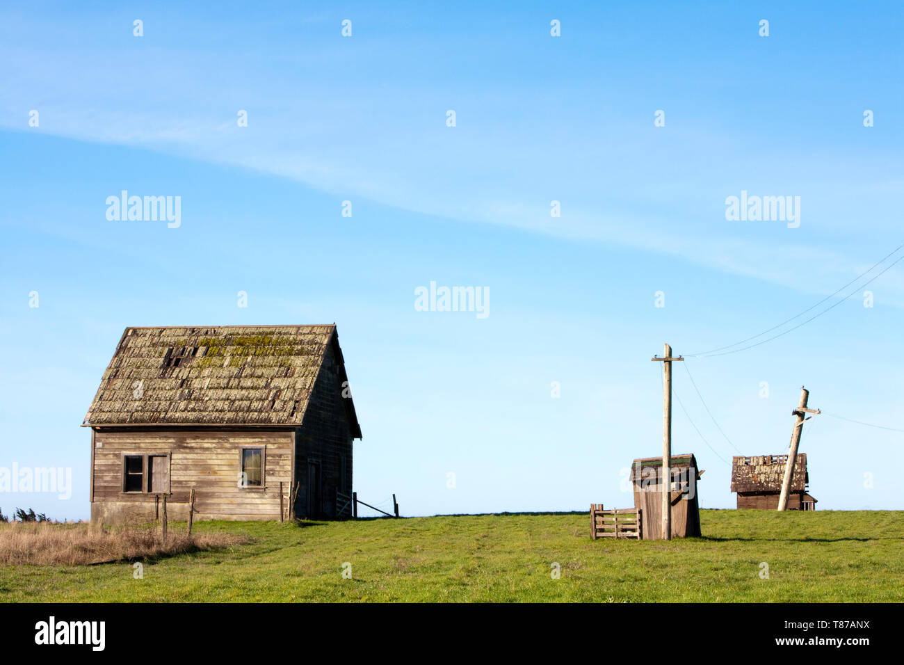 Farm House, Mendoncino, California Stock Photo Alamy