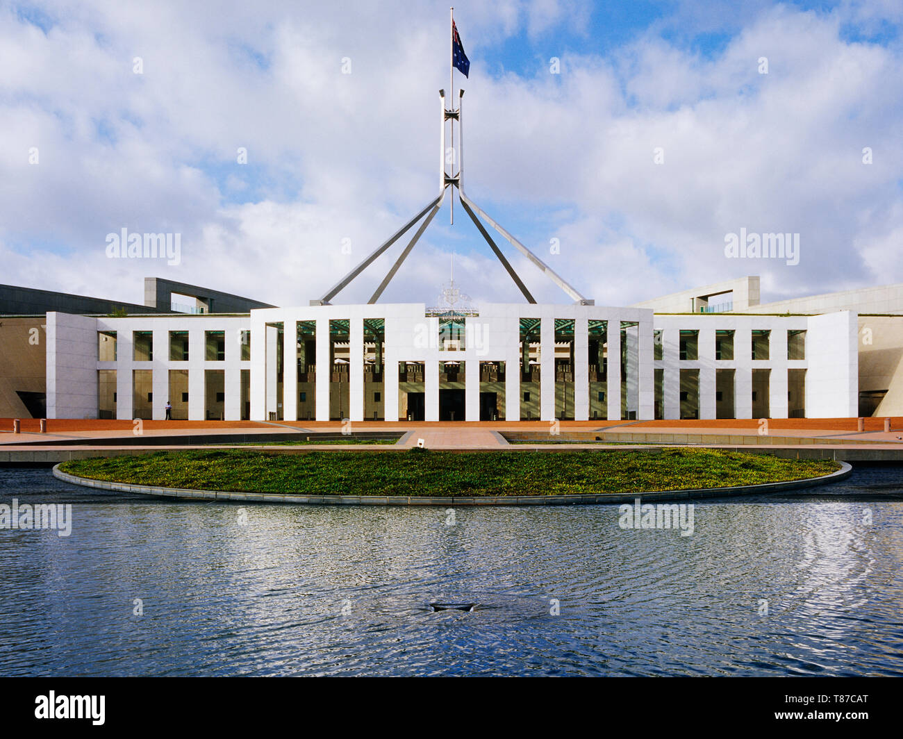 Entrance to Australian Parliament Building Stock Photo - Alamy
