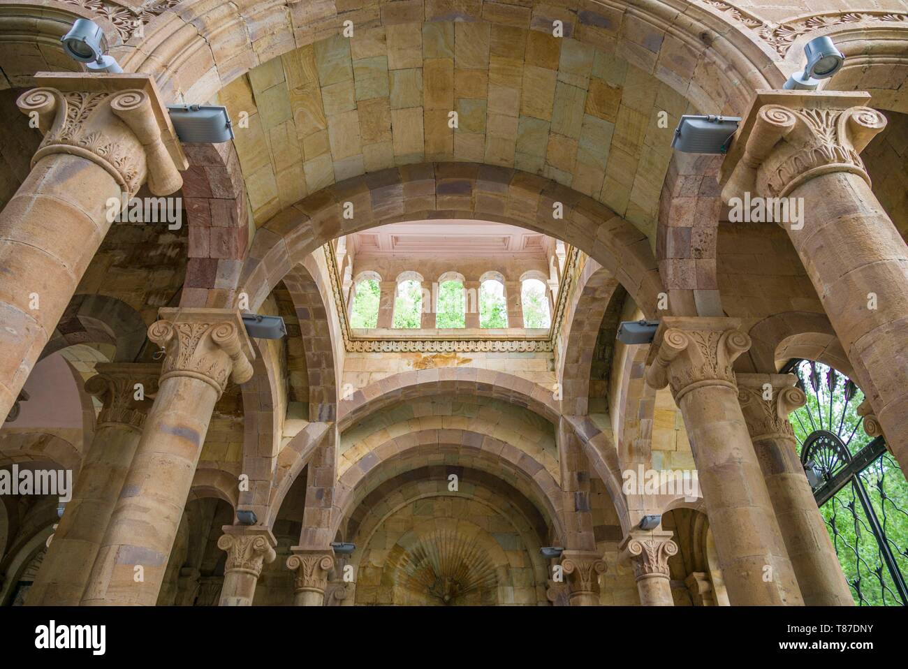 Armenia, Jermuk, mineral water resort town, Gallery of Waters Pavillion ...