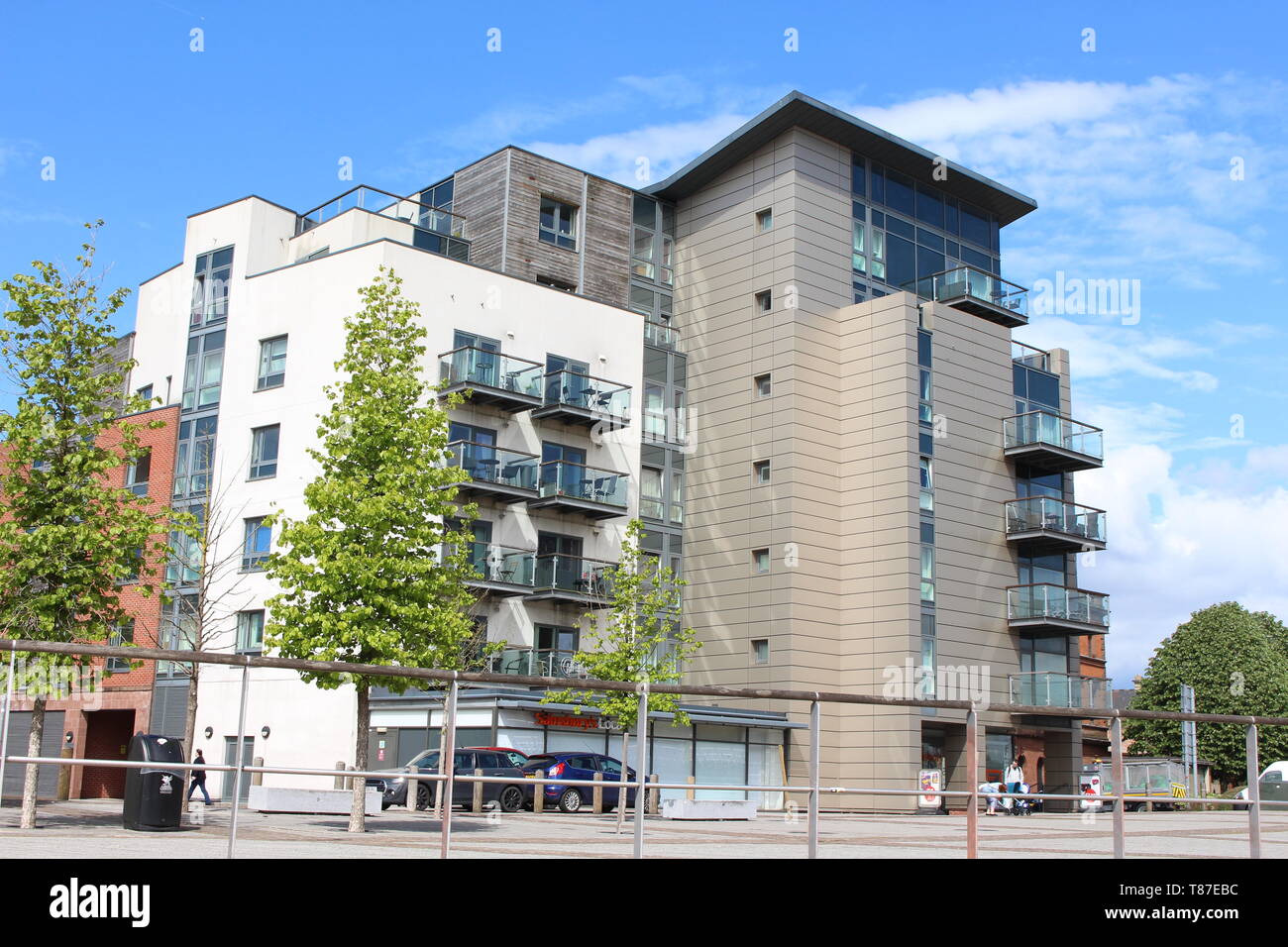 Block of flats with cladding hires stock photography and images Alamy