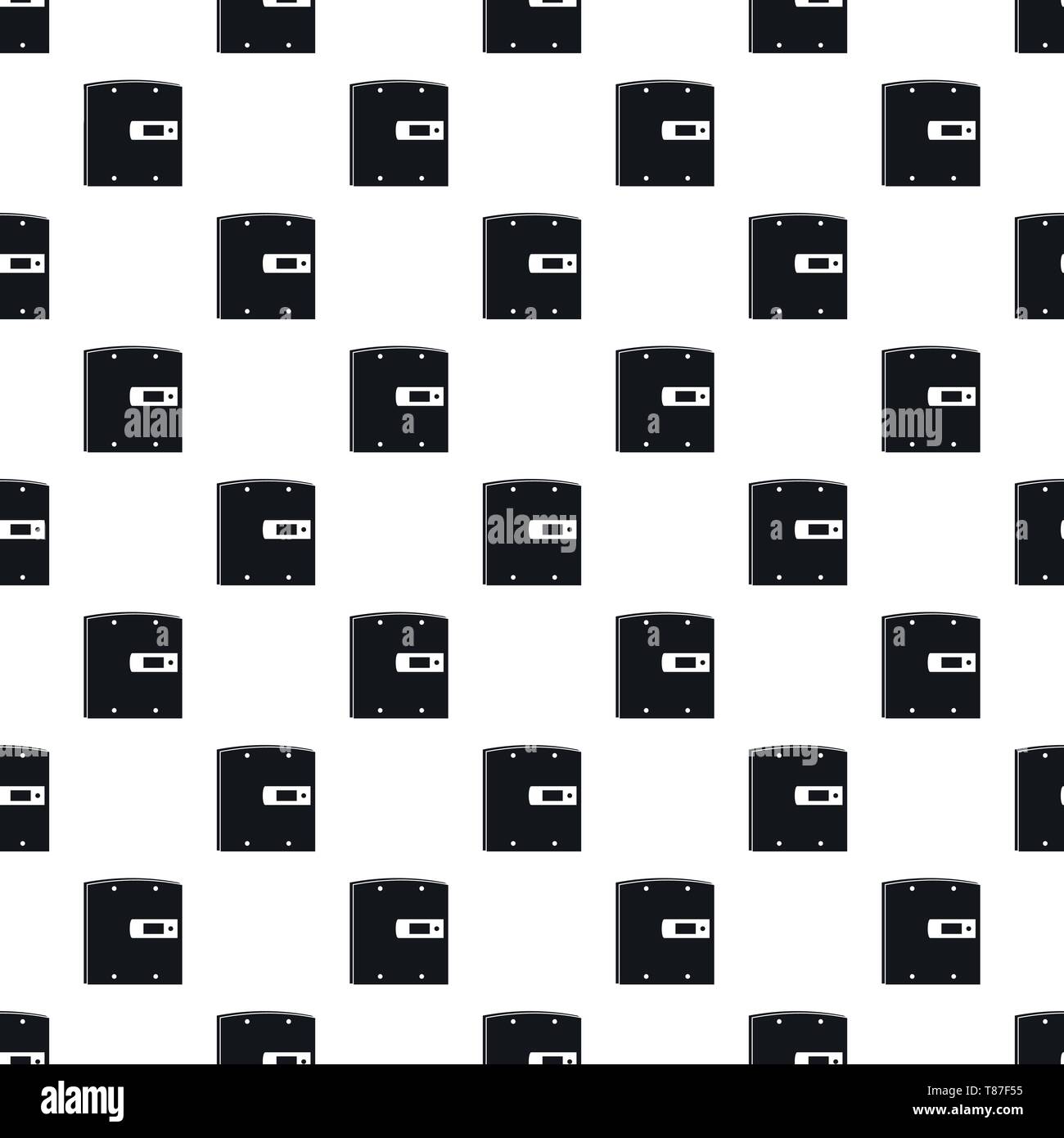 Electric door pattern seamless vector repeat geometric for any web design Stock Vector