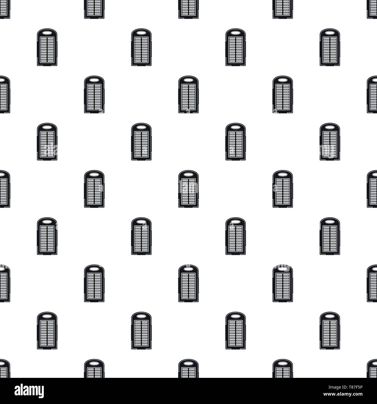 Power bank solar panel pattern seamless vector repeat geometric for any web design Stock Vector