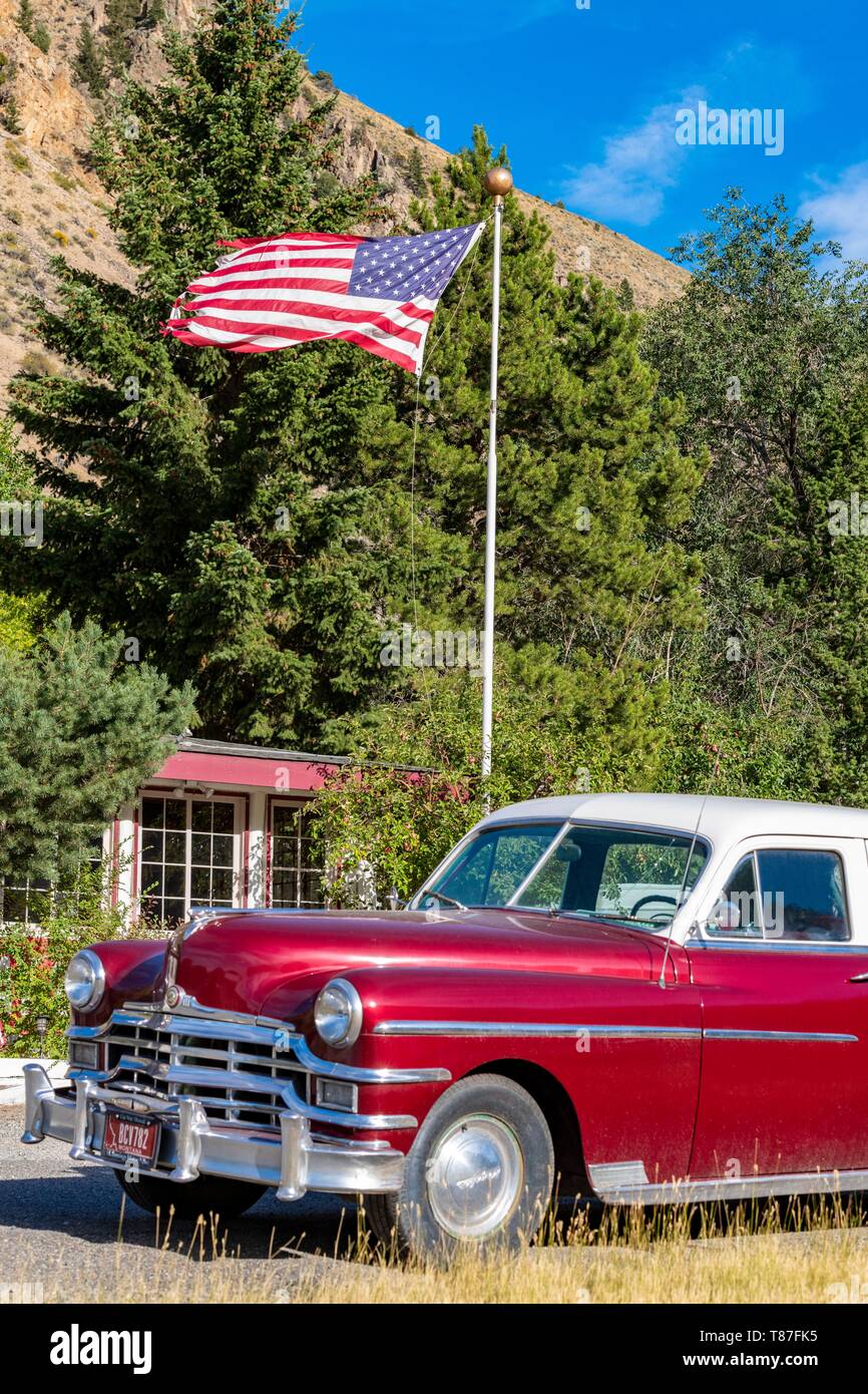 America vintage car wyoming hires stock photography and images Alamy