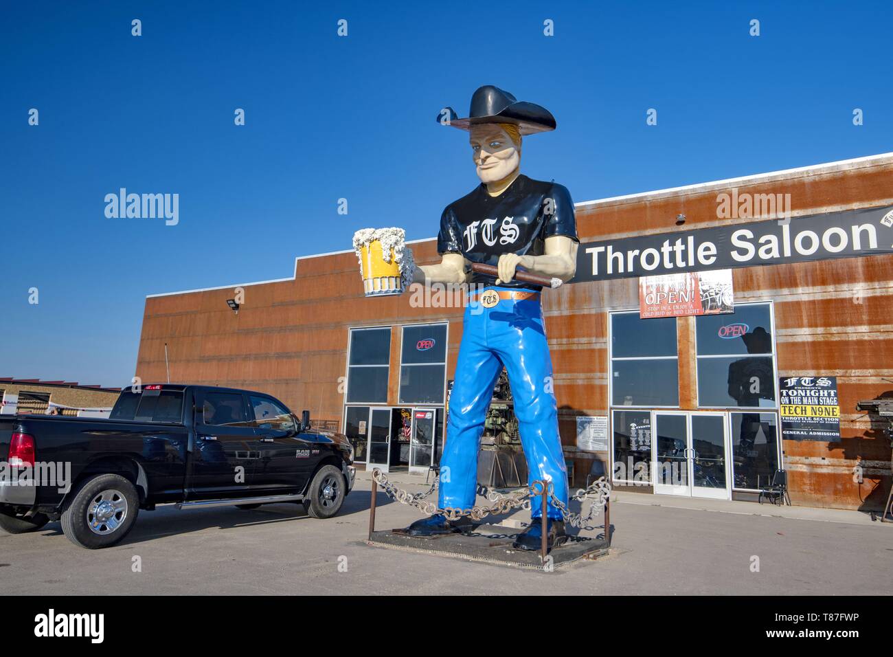 United States, South Dakota, Sturgis, the Full Throttle Saloon is the