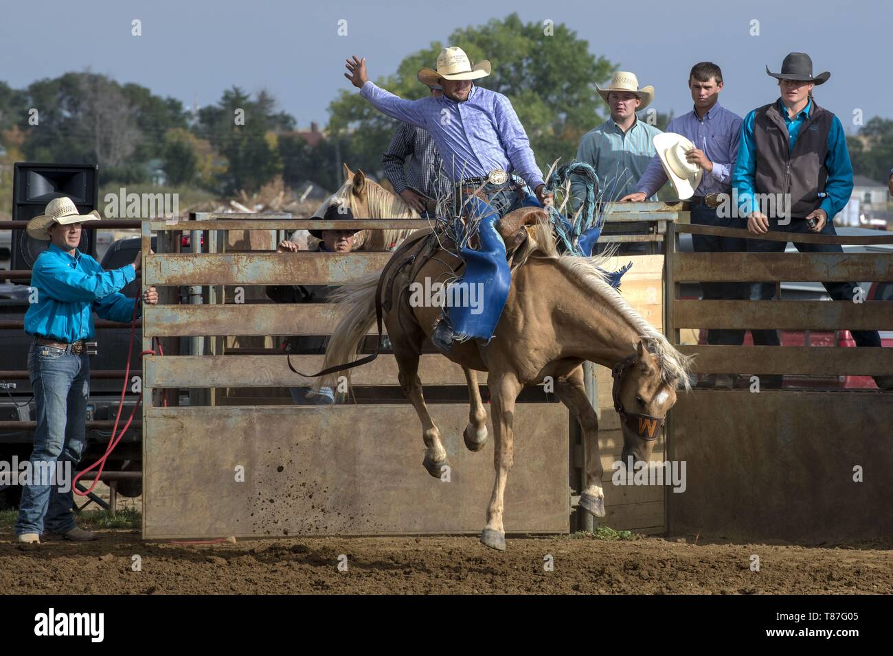 United States, South Dakota, Dupree, rodeo Stock Photo Alamy