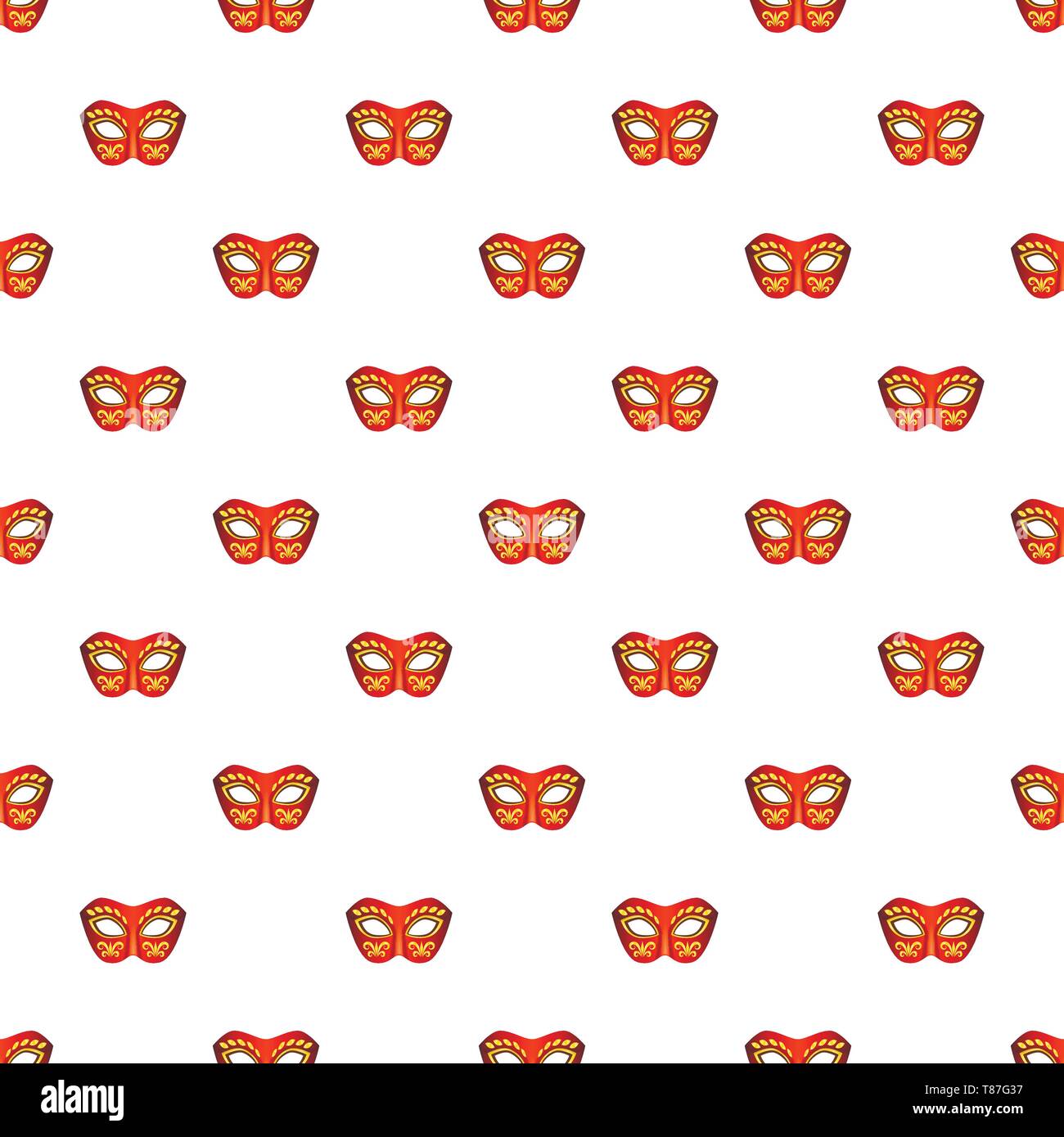 Aboriginal mask pattern seamless vector repeat for any web design Stock Vector
