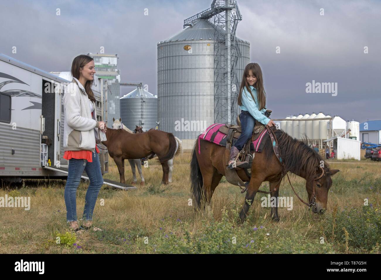 United States, South Dakota, Dupree, rodeo Stock Photo Alamy