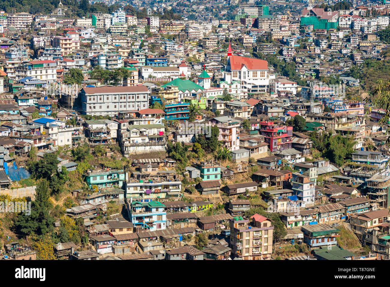 India, Nagaland, Kohima Stock Photo Alamy