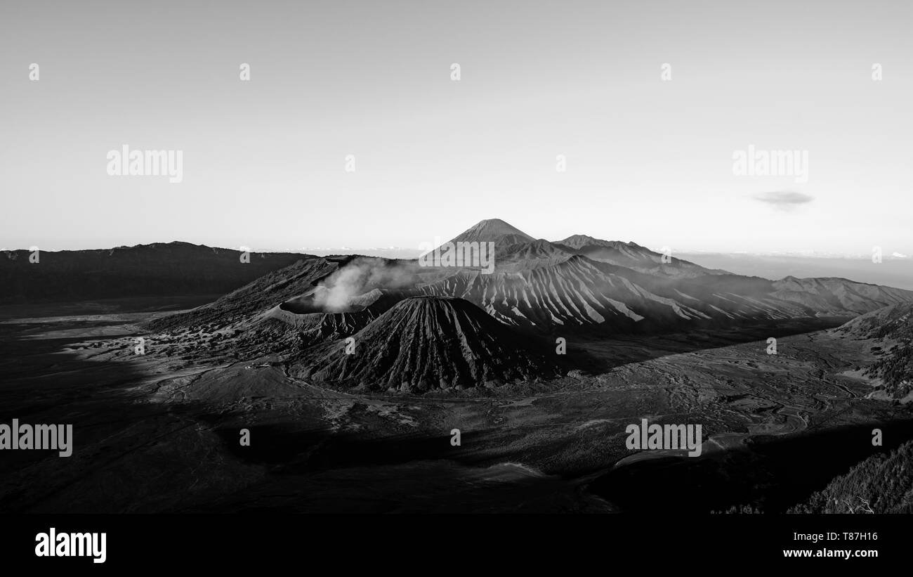 Mt Bromo at dawn Stock Photo