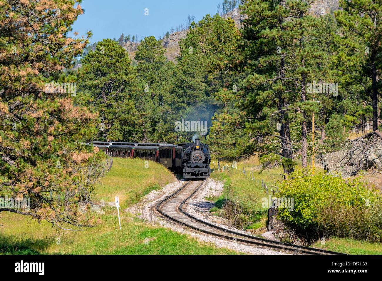 Black Hills Central Railroad High Resolution Stock Photography and