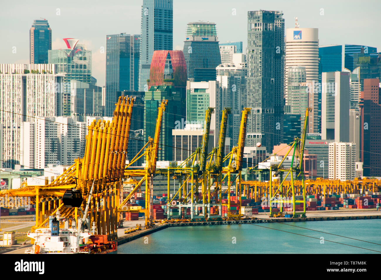 Port of Singapore Stock Photo Alamy