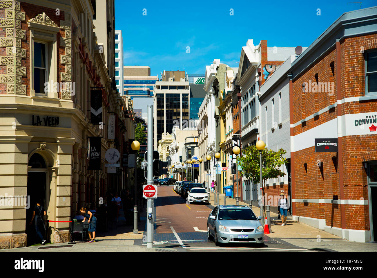 PERTH, AUSTRALIA March 2, 2019 Iconic luxury shopping stores on