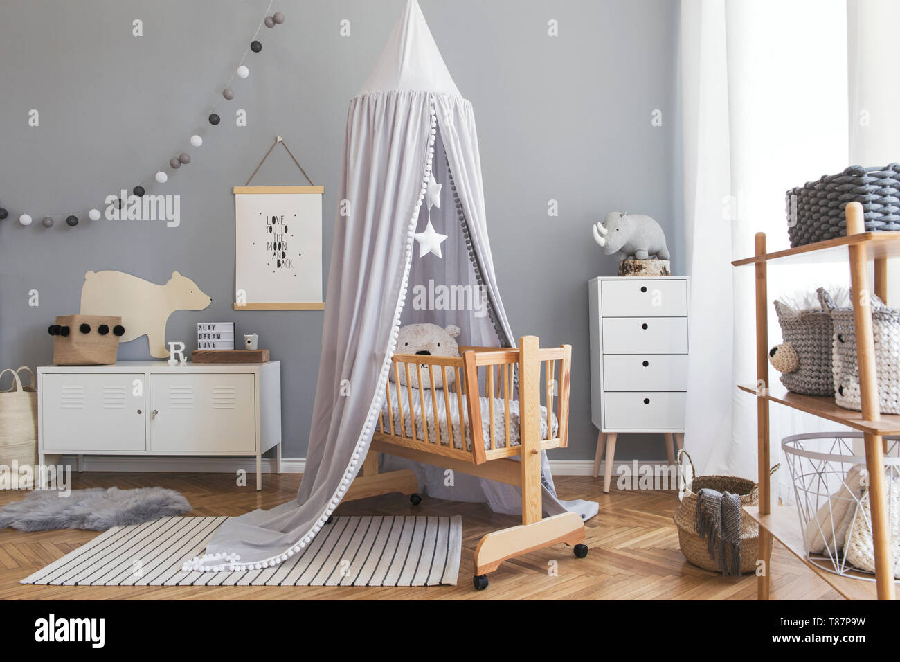 Grey babies room online