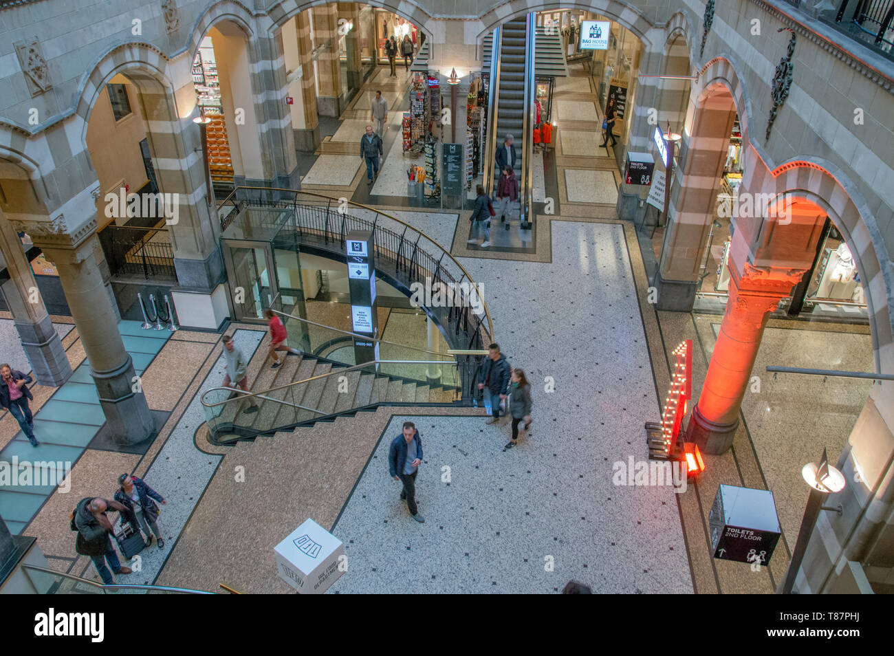 Inside The Magna Plaza Shopping Mall At Amsterdam The Netherlands 2019 (10 Stock Photo Alamy