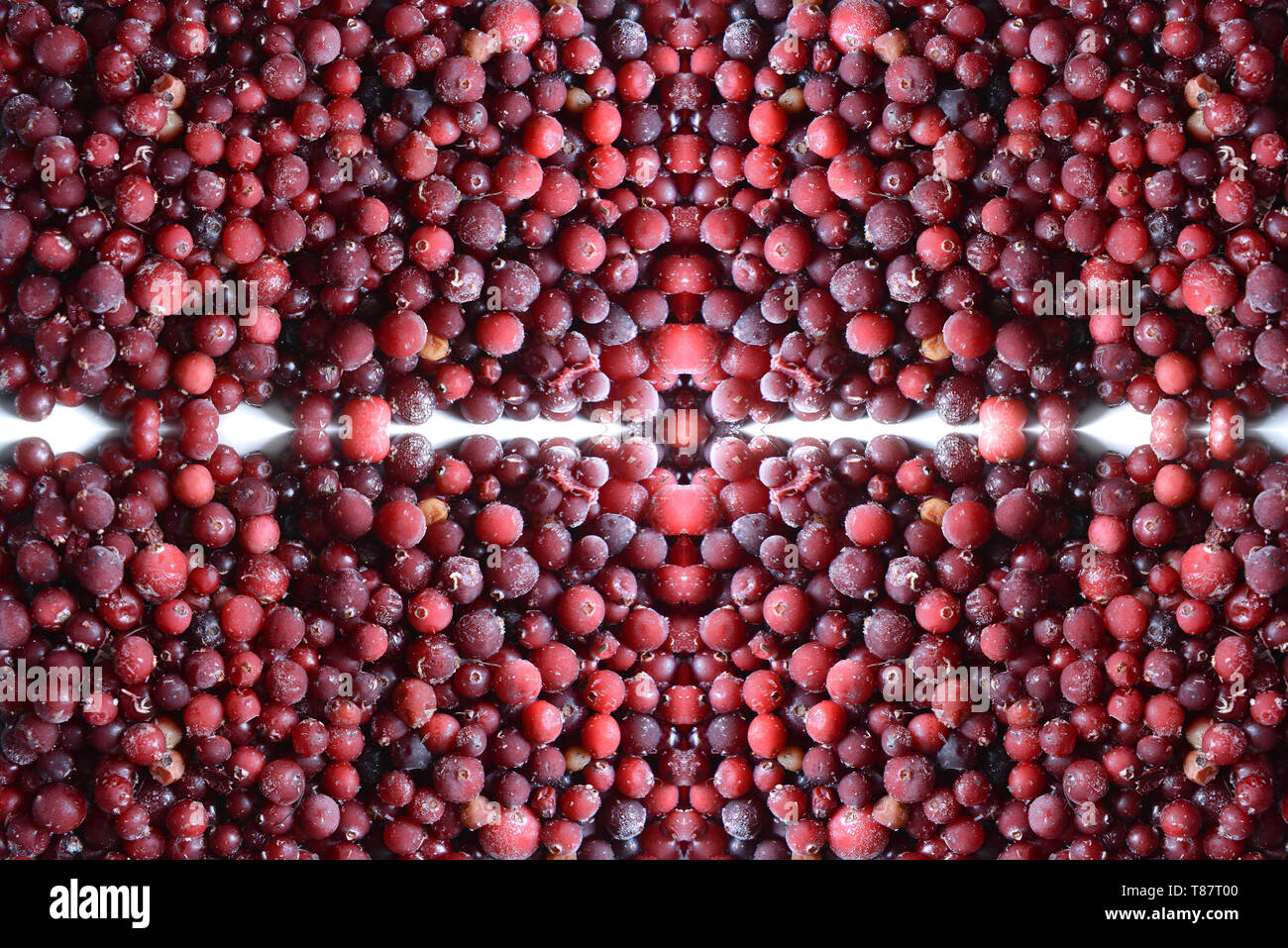Food background, texture of assorted fresh berries Stock Photo