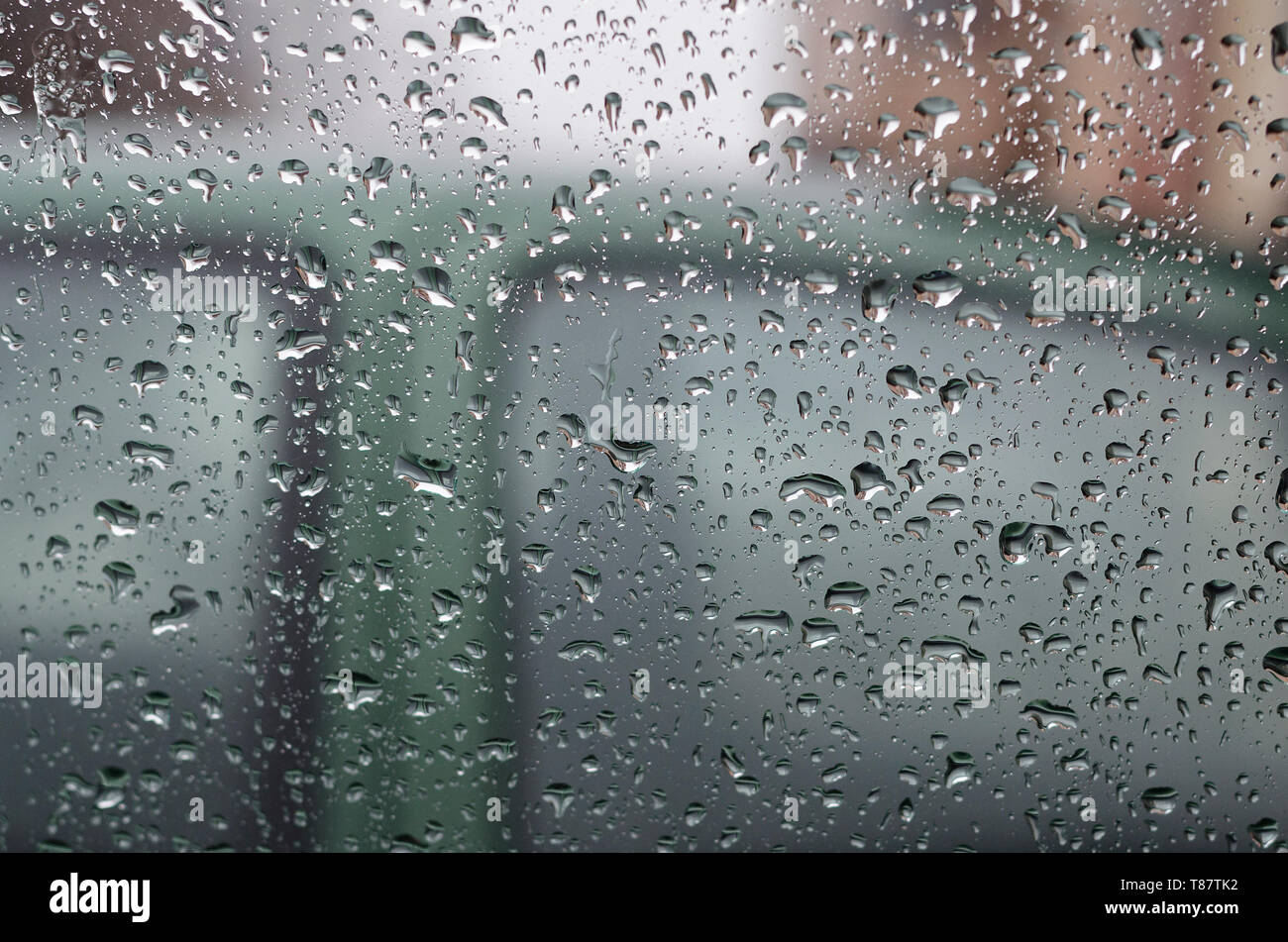 Wet glass window in rainy season day hi-res stock photography and ...