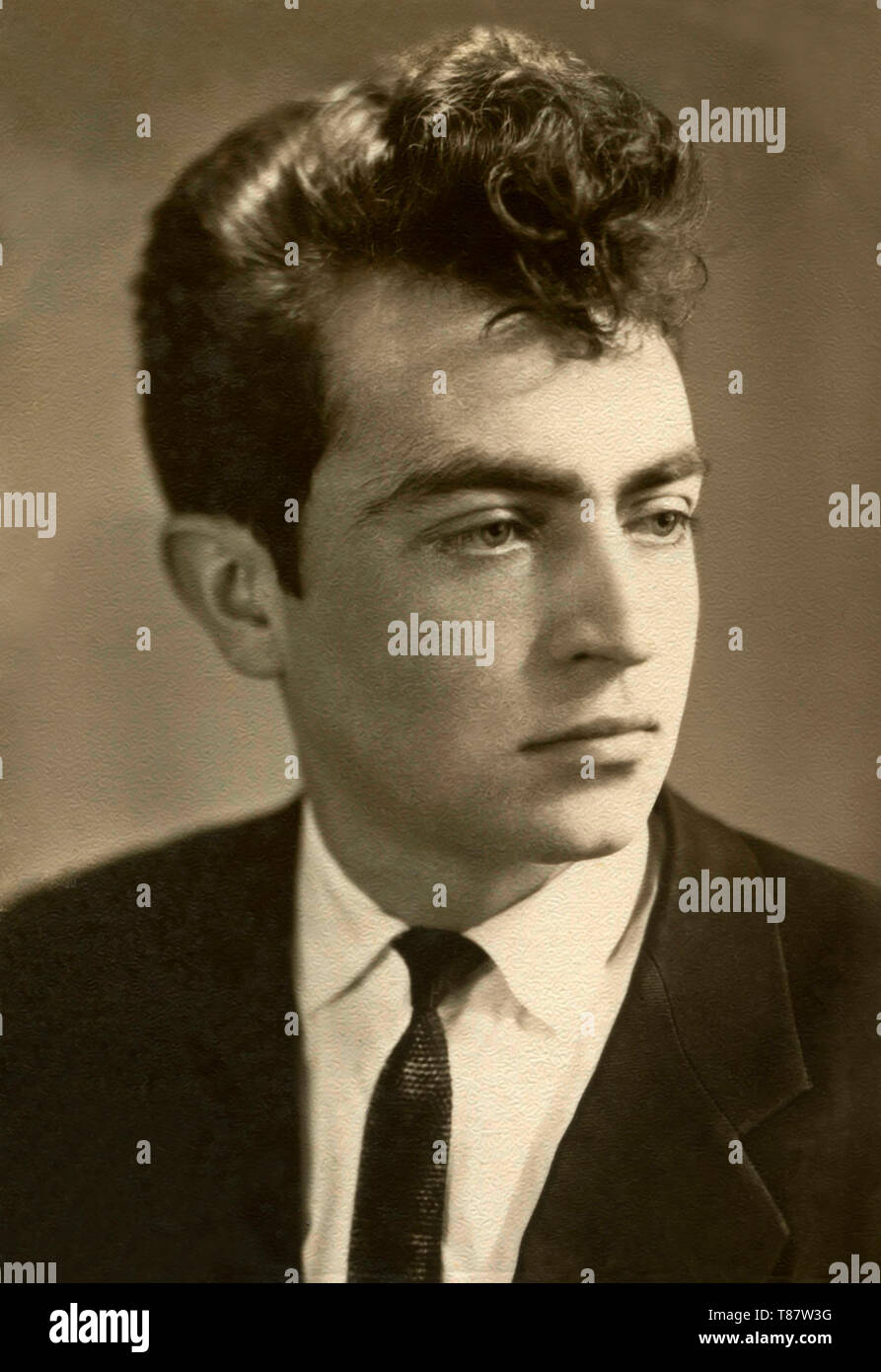 Vintage black and white portrait hi-res stock photography and images ...