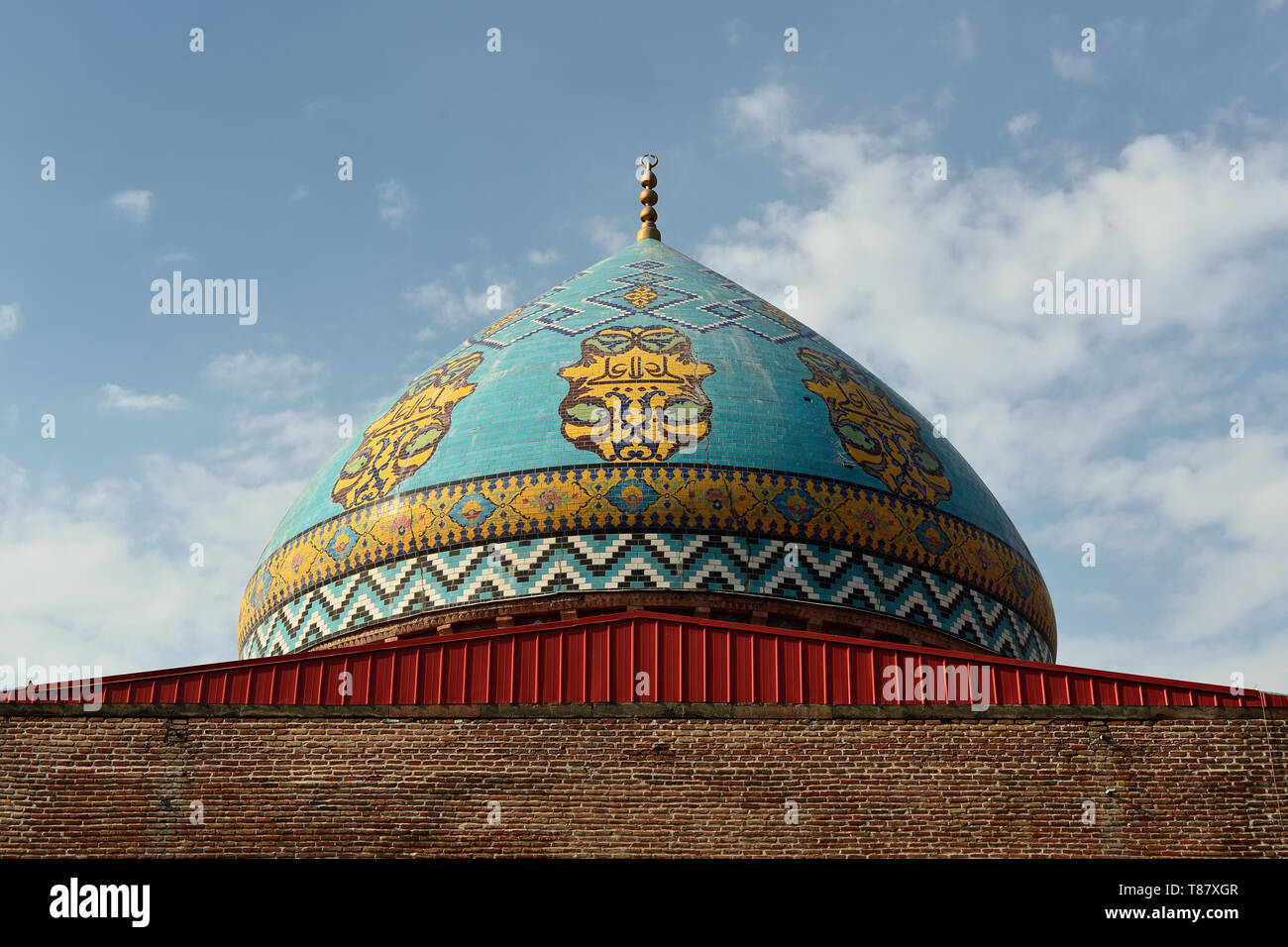 The Blue Mosque - Masjed-e Kabud in Persian an 18th-century Shia mosque, Yerevan, Armenia. Stock Photo