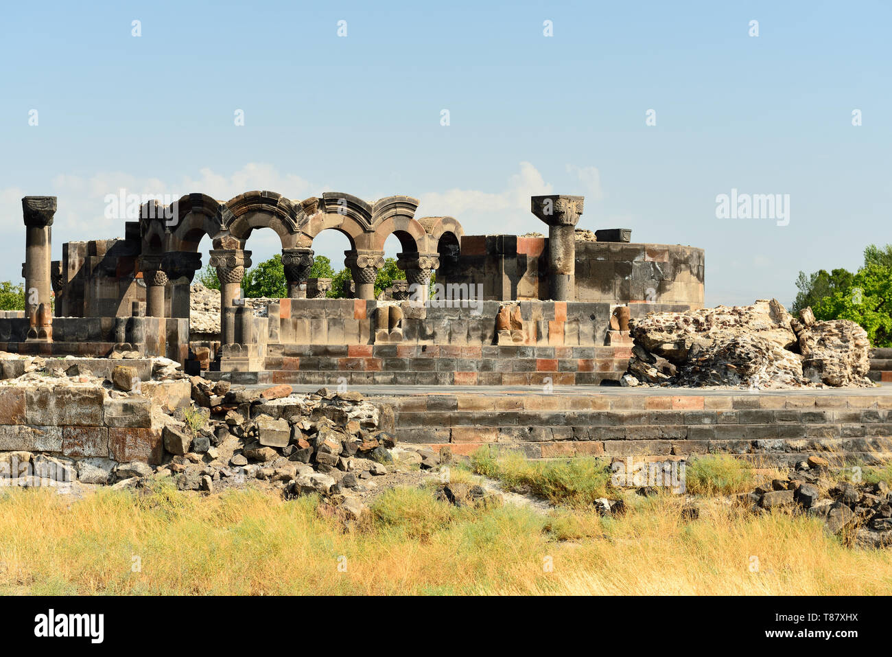 Zvartnots cathedral is the oldest and largest church in Armenia