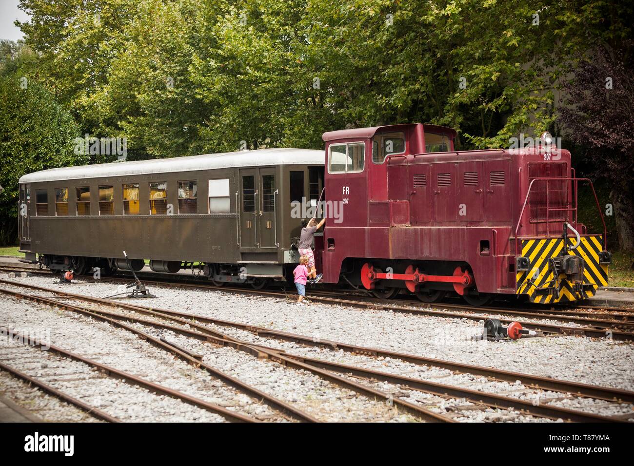 Spain, Guipuscoa, Bask country, Azpeitia, The Basque Railway Museum ...
