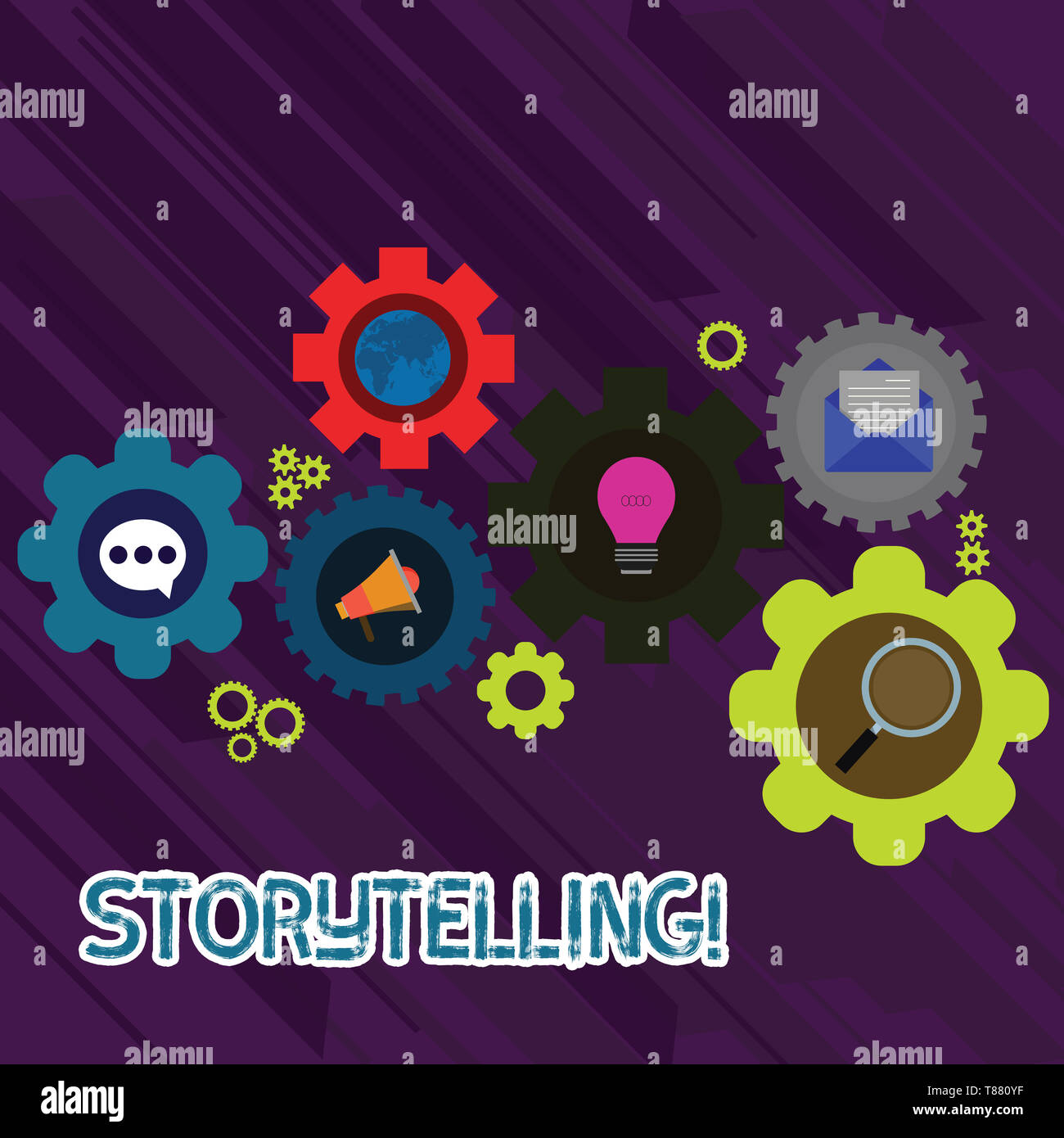 Text sign showing Storytelling. Business photo text activity writing ...