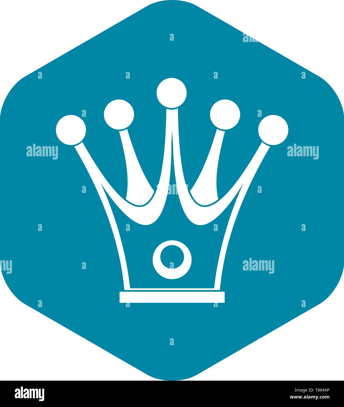 Crown icon, simple style Stock Vector Image & Art - Alamy