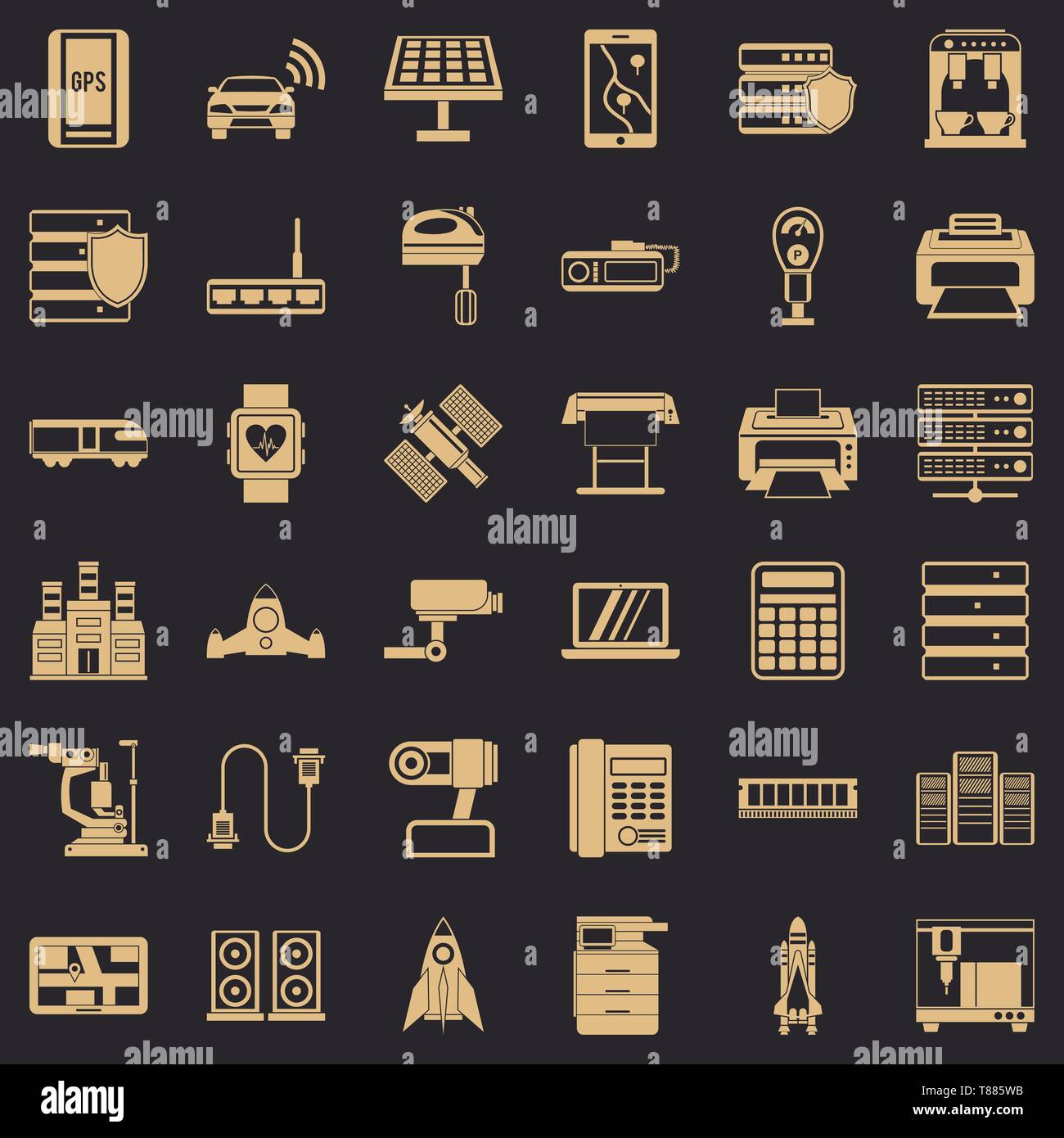 Gps hardware Stock Vector Images - Alamy