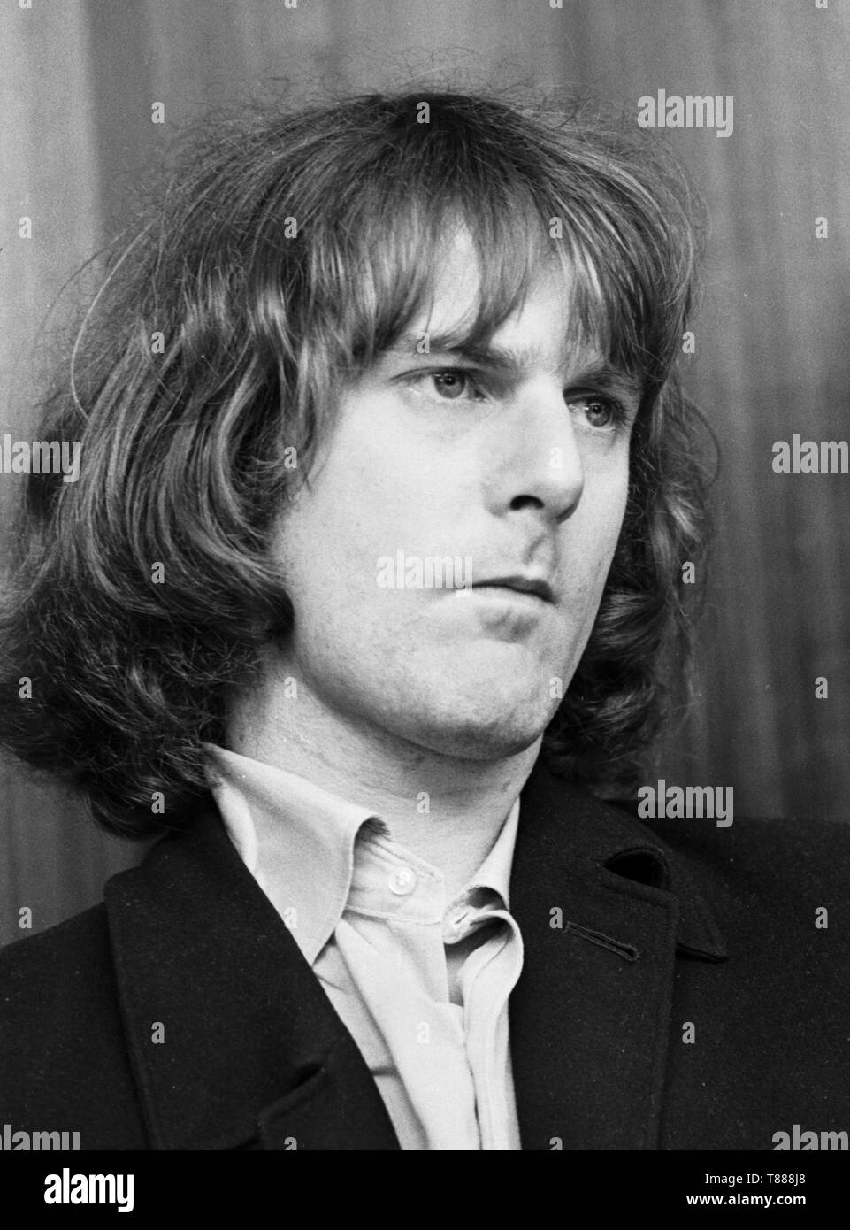 Amsterdam, Netherlands Roger McGuinn from the Byrds posed in Amsterdam, Netherlands in 1970