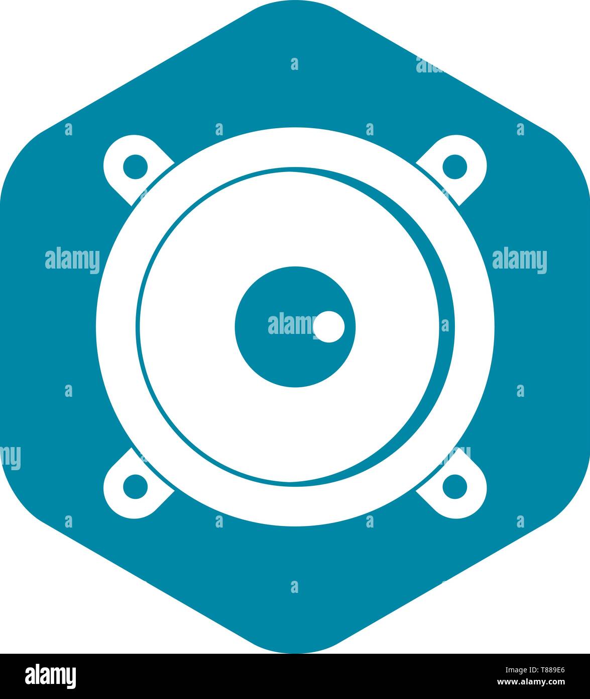Audio speaker icon, simple style Stock Vector Image & Art - Alamy