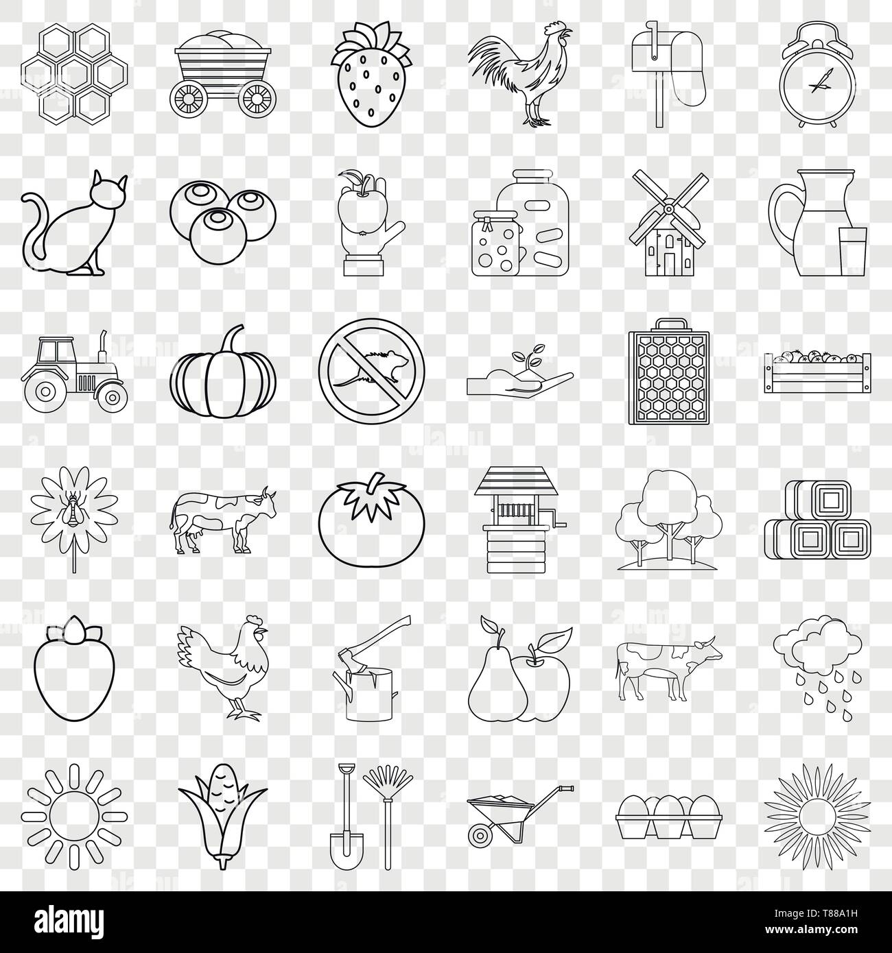 Cat animal tractor Stock Vector Images - Alamy