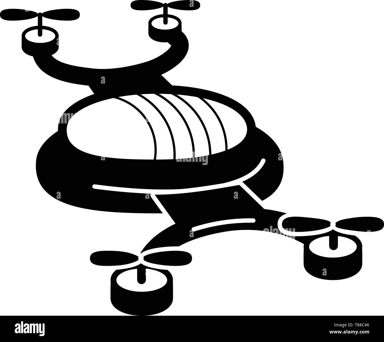 Modern drone icon, simple style Stock Vector Image & Art - Alamy